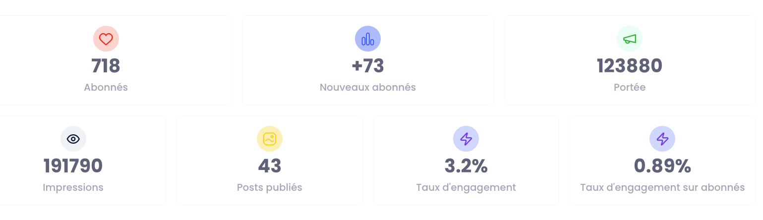 Summarizing Instagram stats