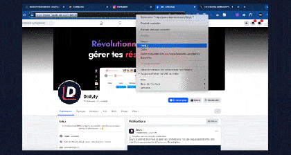 trouver profil réseaux sociaux avec Dailyfy